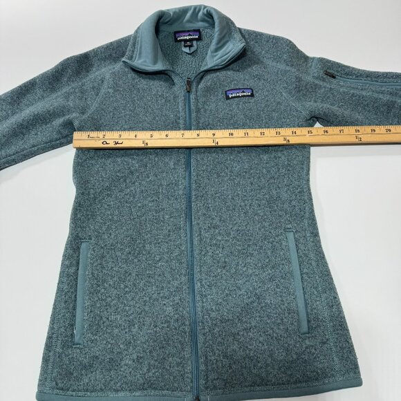 Patagonia Better Sweater Fleece Full Zip Jacket Teal Blue Women's Size XS - Picture 5 of 7